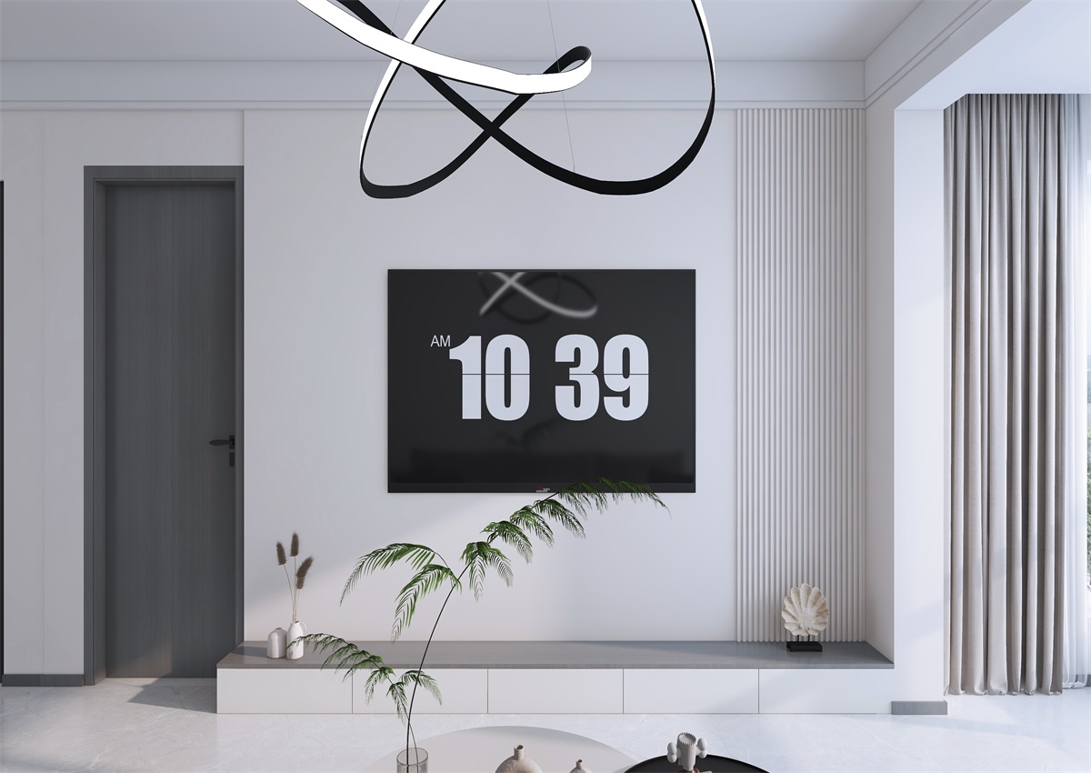 攬秀苑110㎡ | 小戶(hù)型裝修模板來(lái)了！現(xiàn)代簡(jiǎn)約風(fēng)+黑白灰百看不膩