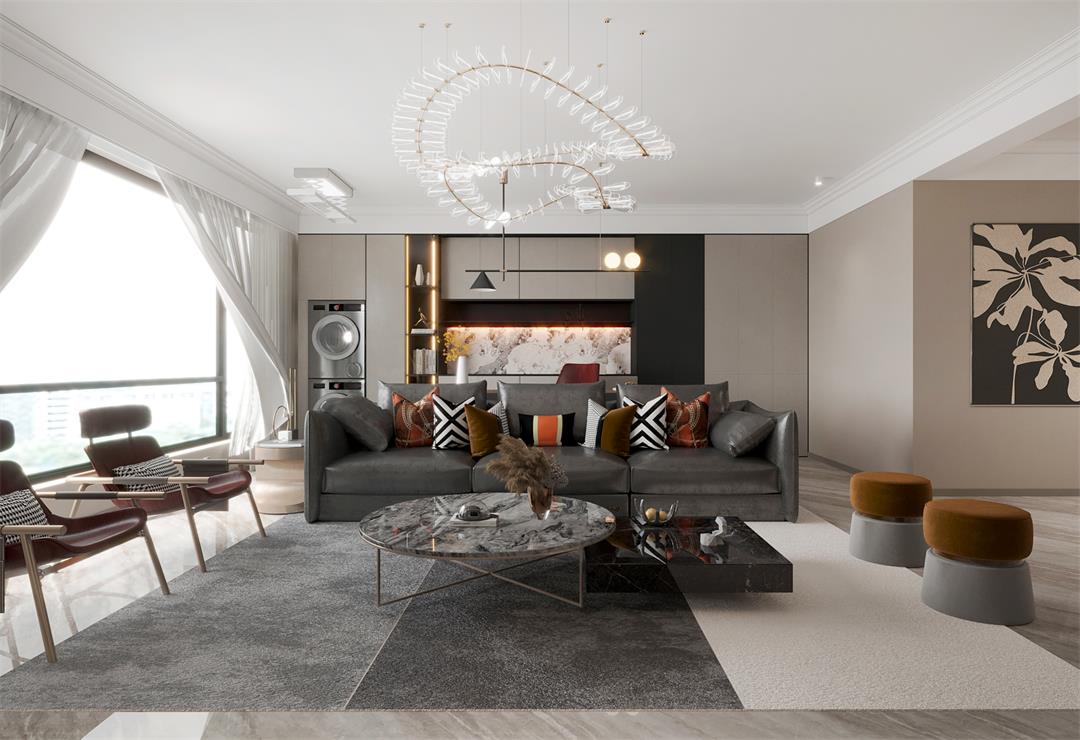 民生北府133㎡ | 沒跟風(fēng)！自己做主裝了現(xiàn)代風(fēng)的家，實(shí)用又耐看！